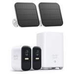 eufy Security eufyCam 2C Wireless Outdoor 2-Cam Kit w/ 2W Solar Panels [Certified Refurb]