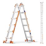 22ft Extension A Frame 5 Step 330 lbs Multi Position Ladder