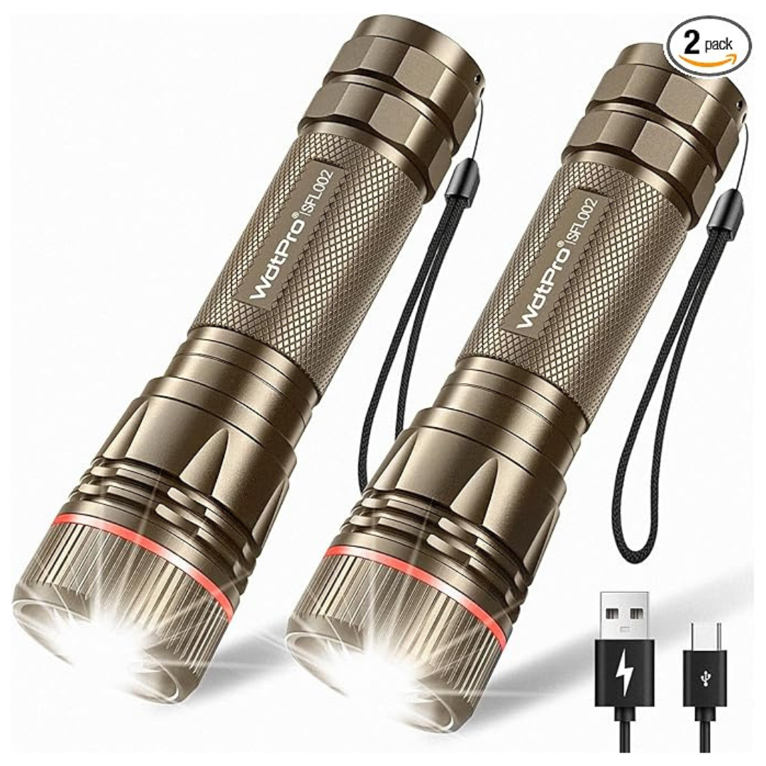 WdtPro 1000 Lumen Rechargeable Flashlight