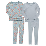 4-Piece Vaenait Baby Kids Modal Pajama Set
