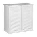 Household Essentials Tilt-Out Laundry Sorter Cabinet with Shutter Front