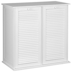 Household Essentials Tilt-Out Laundry Sorter Cabinet With Shutter Front