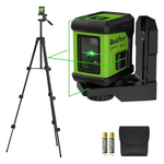 DegLasers Green Cross Self-Leveling Laser Level W/ Tripod