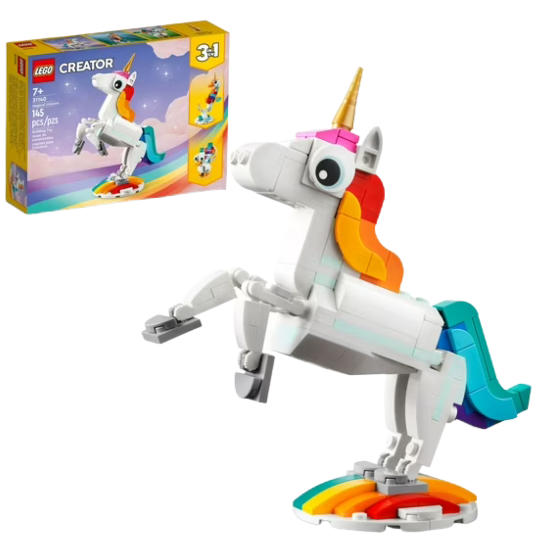 LEGO Creator 3 In 1 Magical 31140 Unicorn Toy