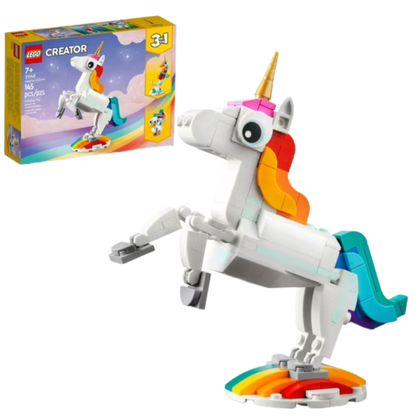 LEGO Creator 3 In 1 Magical 31140 Unicorn Toy
