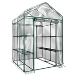Home-Complete Walk In Greenhouse With 8 Sturdy Shelves And PVC Cover