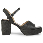 Calvin Klein Lessia 75MM Textured Sandals (2 Colors)