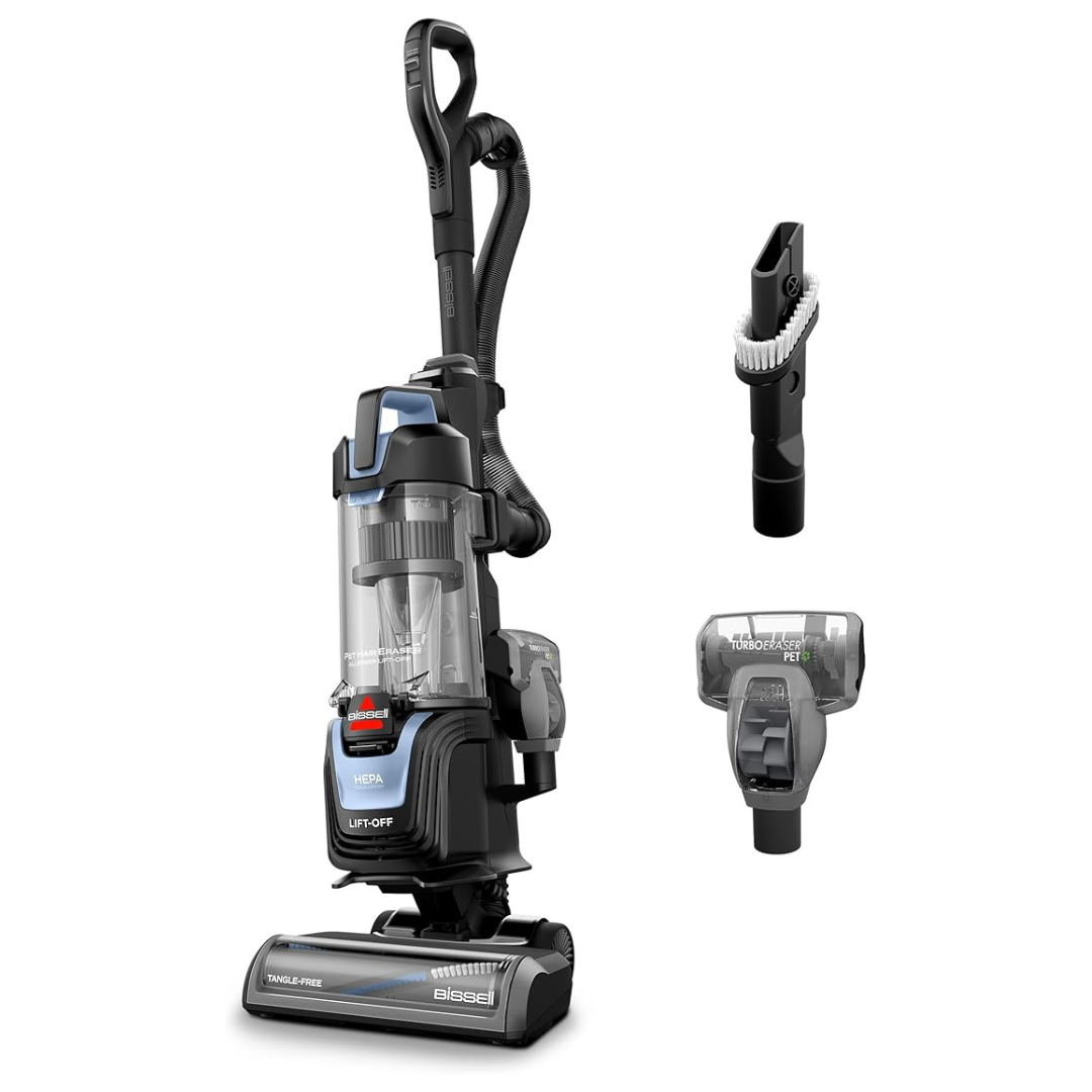 Bissell Pet Hair Eraser Allergen Lift-Off Vacuum With Powerful Suction