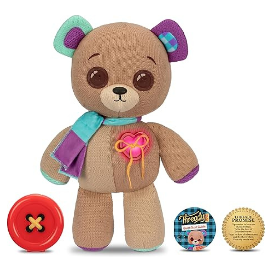 Interactive 14" Plush Teddy Bear Toy