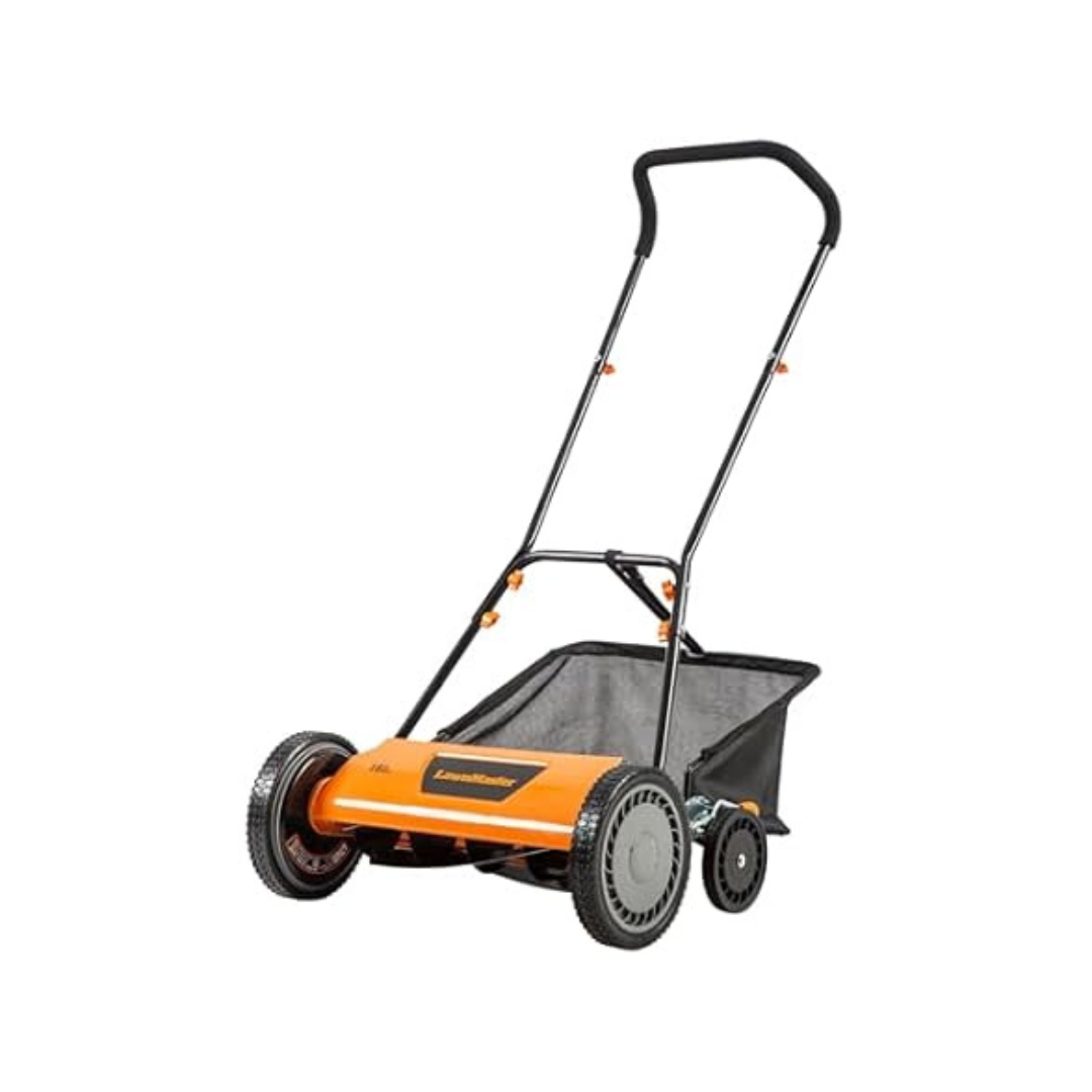LawnMaster 18" 5-Blade Push Reel Lawn Mower (LMRM1801)
