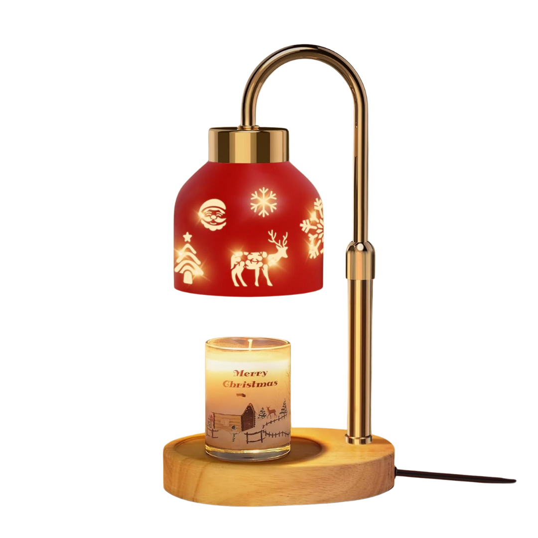 Loowoko Candle Warmer Lamp With Timer, 2 Bulbs