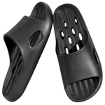 Aoowoll Men's Shower Plastic Shoes With Holes