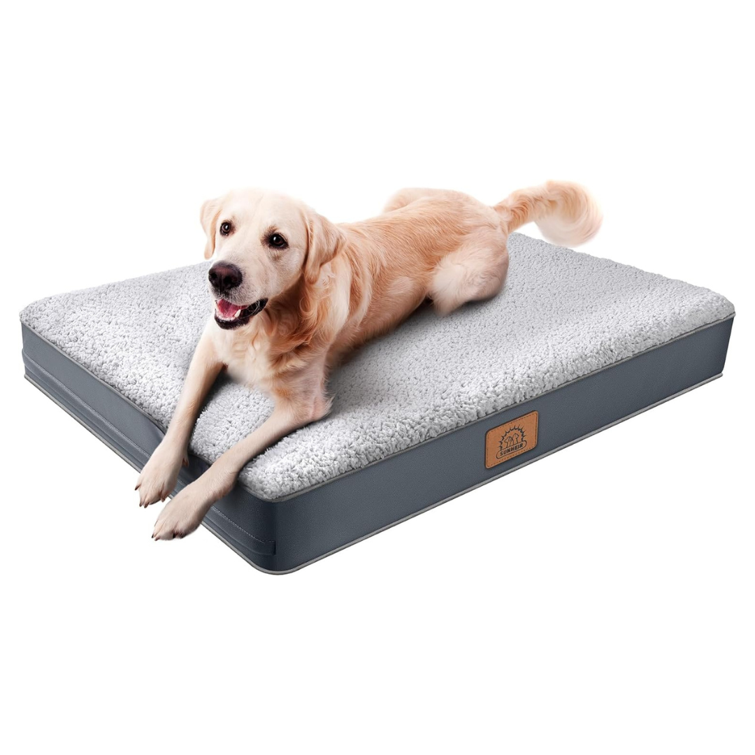 Sunheir Orthopedic Big Waterproof Dog Bed