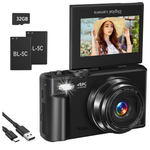 Gavonde WD08 64MP 18X 4K Ultra HD Wi-Fi Digital Camera W/ 32GB TF Card