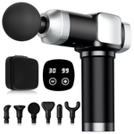 CAMEFER Deep Tissue Massage Gun With 30 Speeds And 6 Attachments