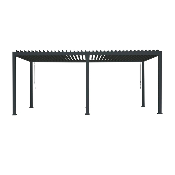 10'x20' MIRADOR 111SR Louvered Aluminum Pergola W/ Adjustable Roof