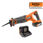 Ridgid 18V Cordless Reciprocating Saw Kit With 4.0 Ah Battery & Charger