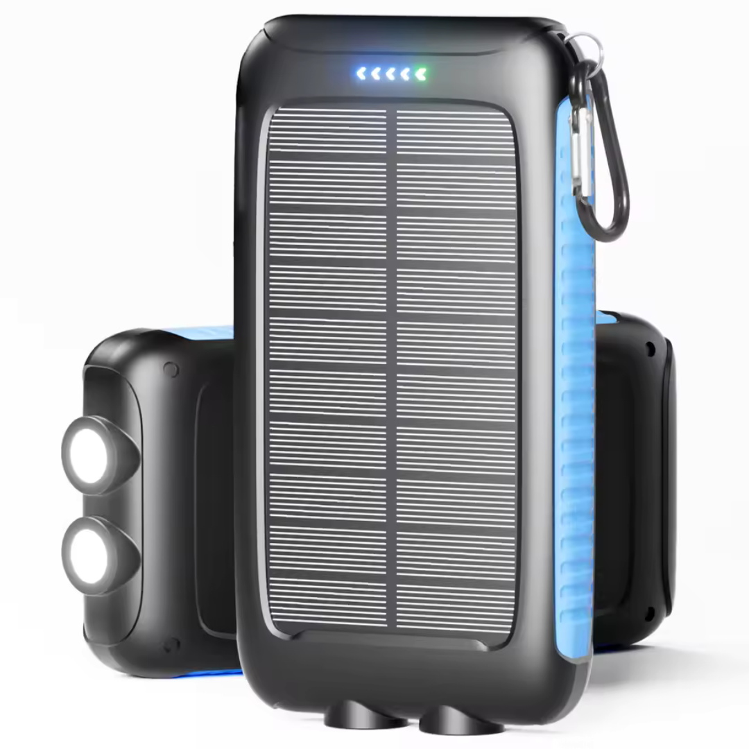 Portable 38800mAh Solar Power Bank Charger With Dual USB