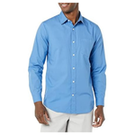 Amazon Essentials Men's Long-Sleeve Poplin Shirt