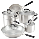 10-Piece KitchenAid Stainless Steel Cookware/Pots And Pans Set