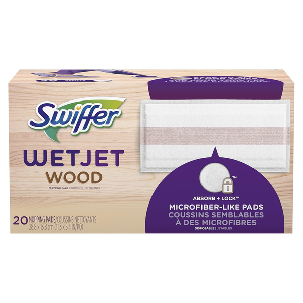 20-Count Swiffer Hardwood Floor Cleaner Spray Mop Pad Refill