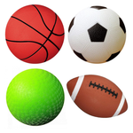 4-Pack AppleRound Kid's Sports Balls With Pump