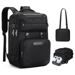 Waterproof 35L 17" Laptop Travel Backpack With Shoe Compartment