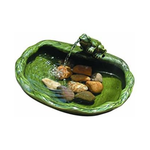 Smart Solar 22300R01 Powered Ceramic Frog Water Feature