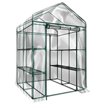 Home-Complete Walk In Greenhouse With 8 Sturdy Shelves And PVC Cover