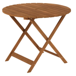 Furinno Tioman Outdoor Hardwood Nation Round Dining Table