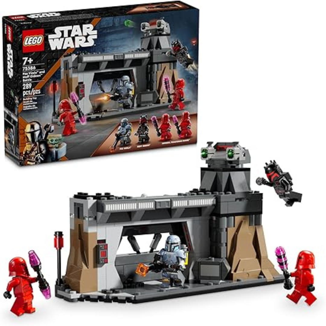 LEGO Star Wars Paz Vizsla & Moff Gideon Battle Mandalorian Toy 75386 Building Kit