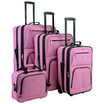 Rockland Journey Softside Upright Luggage Set