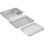 Nordic Ware Naturals 3-Piece Compact Pan Set