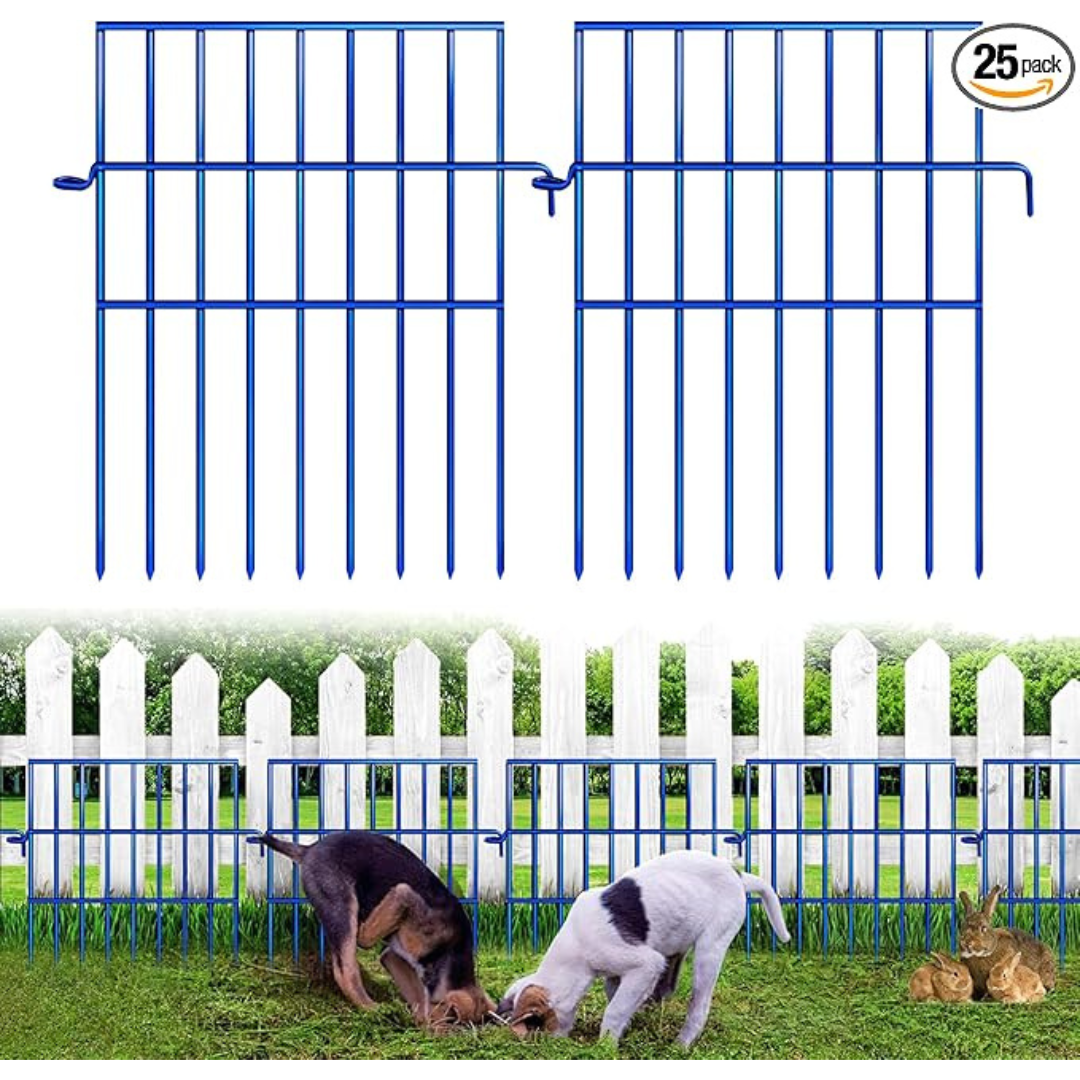 27" 25-Panel FOKEP 17" Tall No Dig Animal Barrier Fence Set