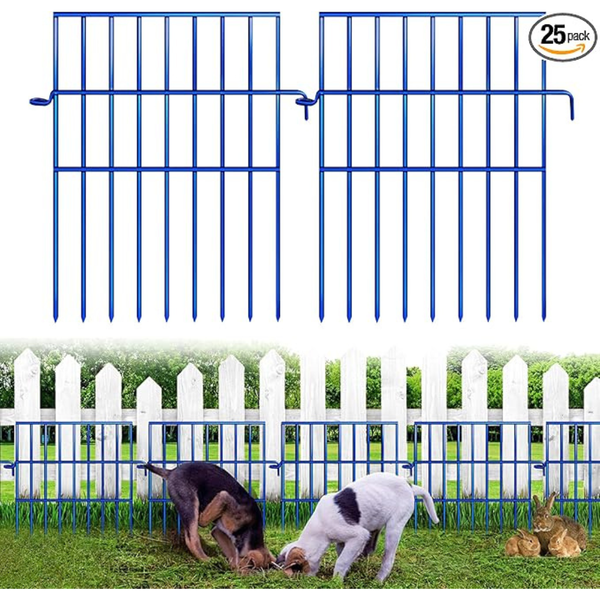 27" 25-Panel FOKEP 17" Tall No Dig Animal Barrier Fence Set