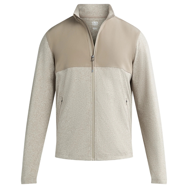 Athletic Works Men's Mixed Media Zip Jacket (S-3XL in 2 colors)