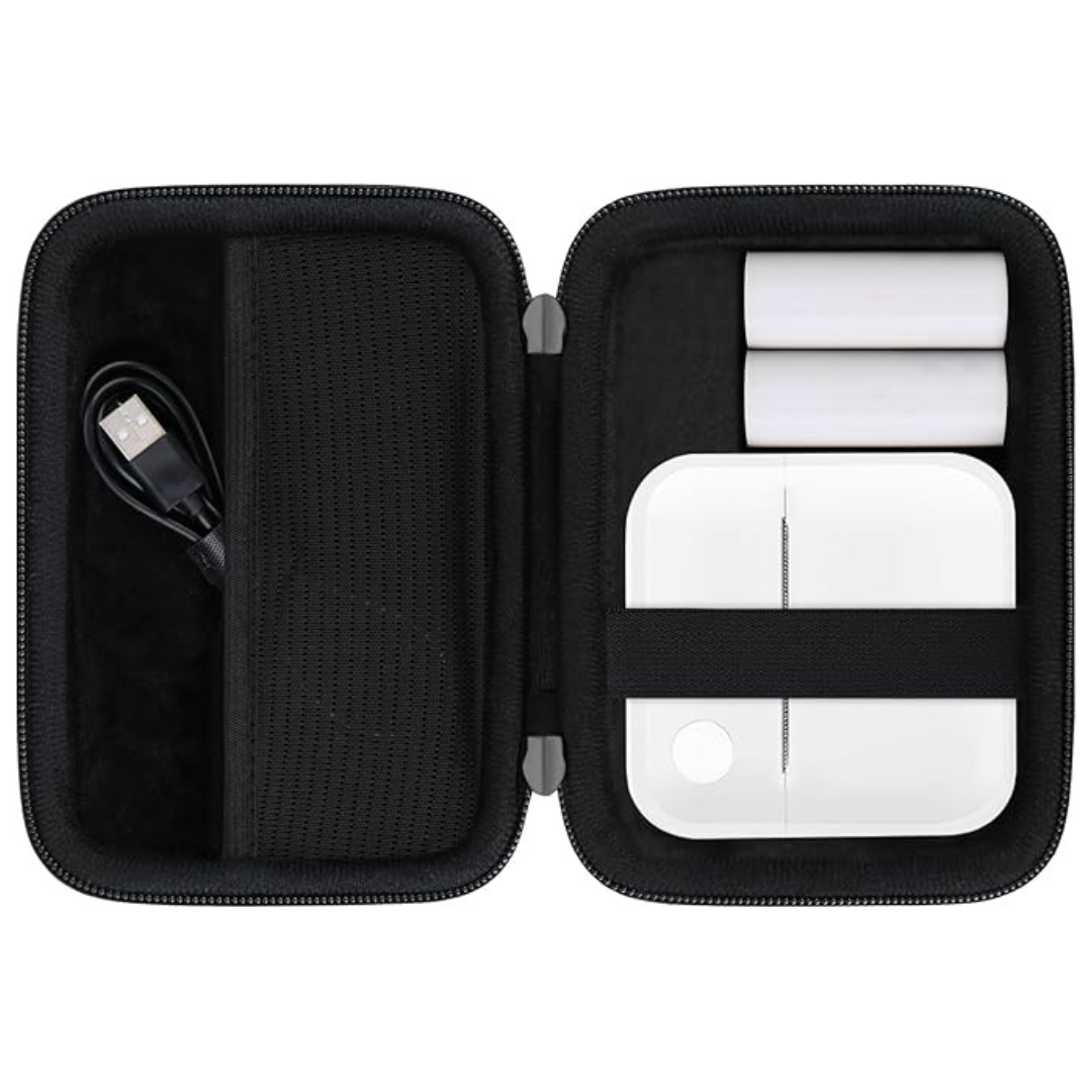 Portable Thermal Mini Label Printer Travel Bag