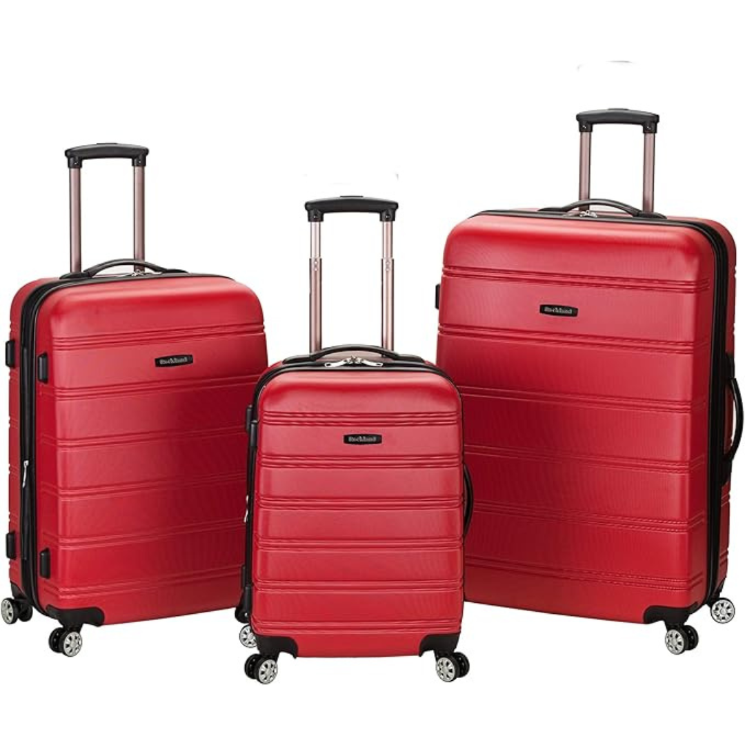 3-Piece Rockland Melbourne Hardside Expandable Luggage