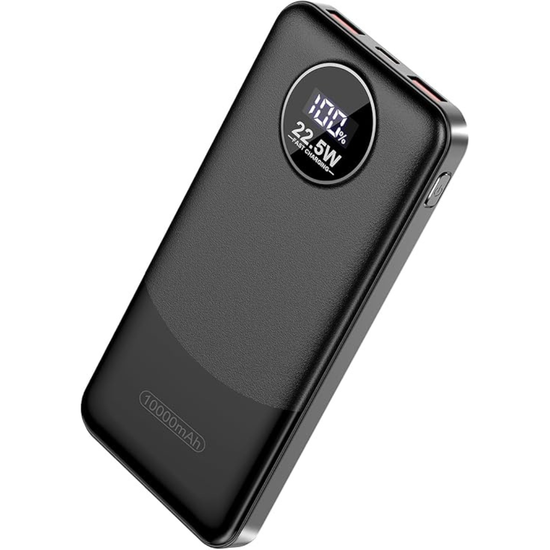 22.5W 10000mAh USB-C In & Out Portable Power Bank