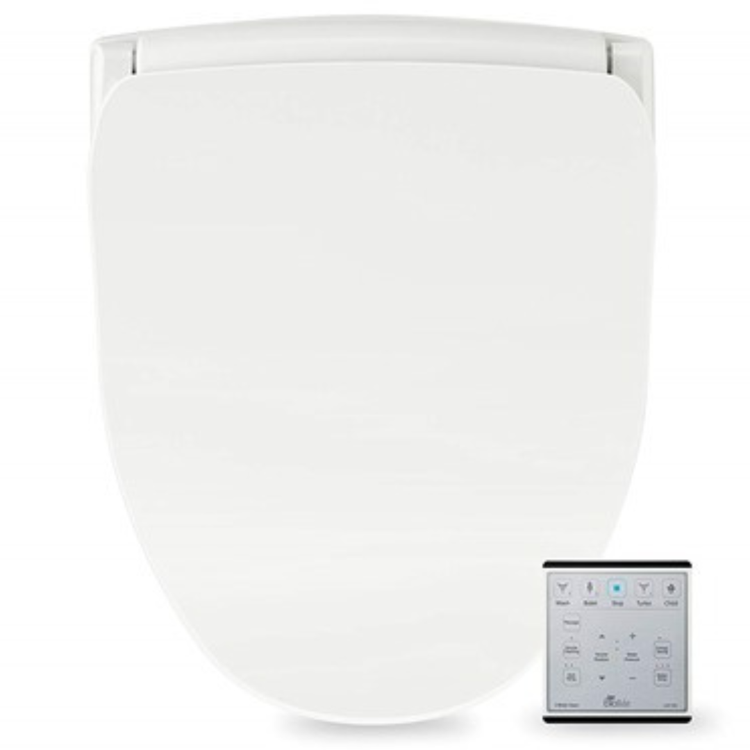 Bio Bidet Slim Two Electric Round Toilet Seat with Warm Water