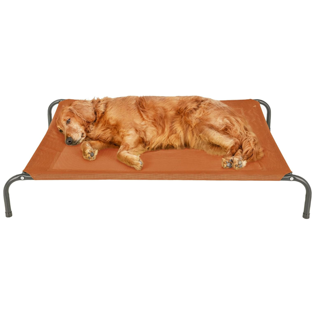 FurHaven Cooling & Breathable Nylon Mesh Elevated Pet Cots