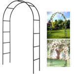 4.6 feet x 7.9 feet High Assemble Freely Metal Pergola Arbor