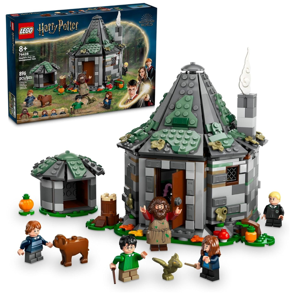 896-Piece LEGO Harry Potter Hagrid's Hut: an Unexpected Visit Toys Set (76428)