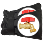 2-Pack POROLIR Outdoor Faucet Covers for Winter Freeze Protection