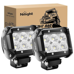2-Piece Nilight 1260-Lumen Flood LED Off Road Lights