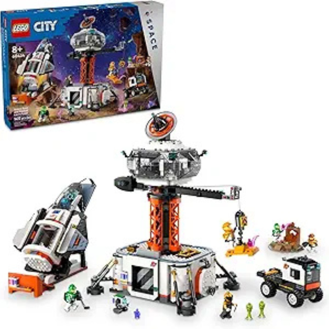 LEGO City Space Base and Rocket Launchpad Building Kit (60434)