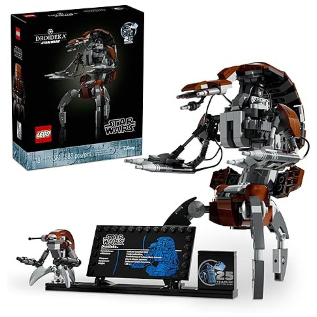 583-Piece LEGO Star Wars: Episode I - Droideka (75381)