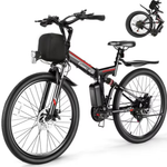 Gocio 500W 26" Adult Electric Bicycles Foldable Ebike (3 Colors)