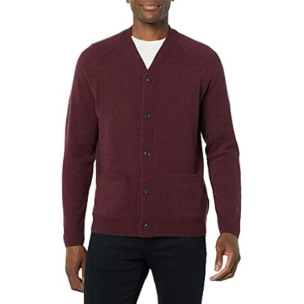 Amazon Essentials Men's V-Neck Cardigan Sweater (select colors/sizes)