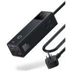 Baseus 100W 7-Port GaN USB-C Power Strip Surge Protector w/ 5ft Cord